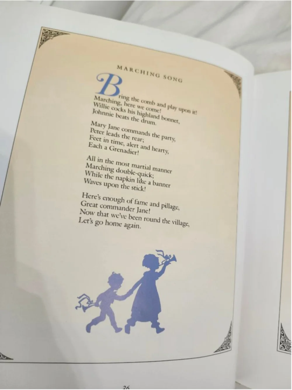 Girls Unbranded Kids Book Leaves From A Child's Garden of Verses Beige Green One